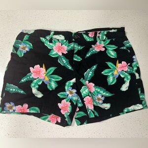 Old Navy Black Floral Women's Shorts